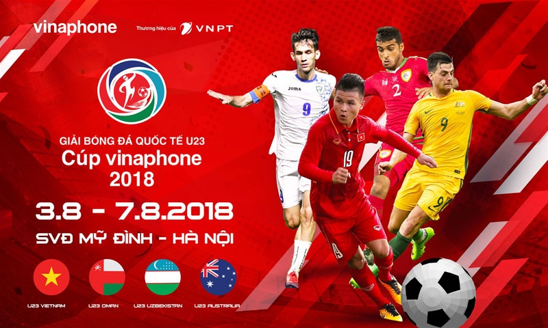 Chính thức: Danh sách đội U23 dự giải Bóng đá quốc tế - Cúp VinaPhone 2018